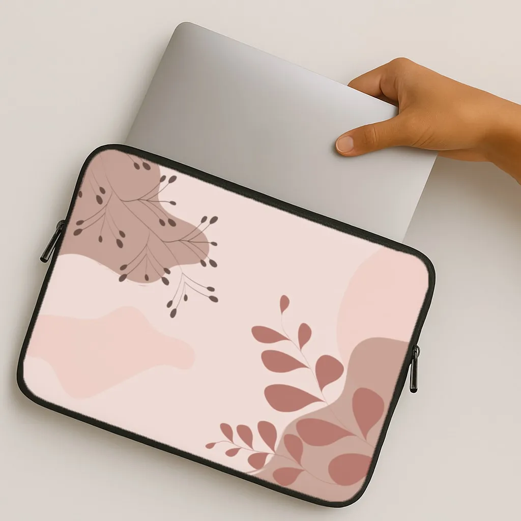 Clean Texture Clear Back Abstract Geomtric III Laptop Sleeve