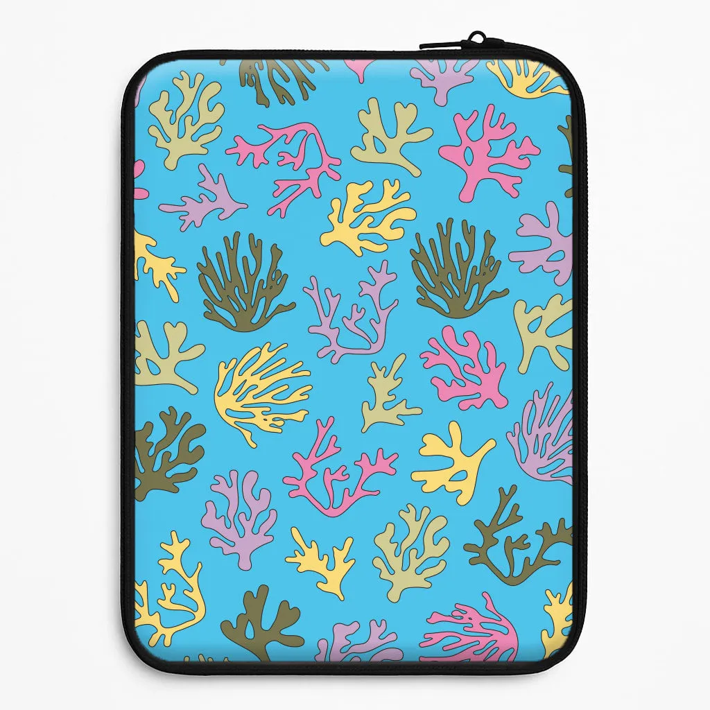 Hybrid Finish Protective Shell Coral Pattern - Sealife Laptop Sleeve