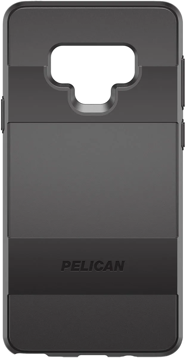 Stylish Finish Texture Comfort Design Layer Voyager Case for Galaxy Note 9 - Black