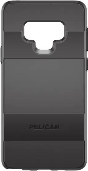 Stylish Finish Texture Comfort Design Layer Voyager Case for Galaxy Note 9 - Black