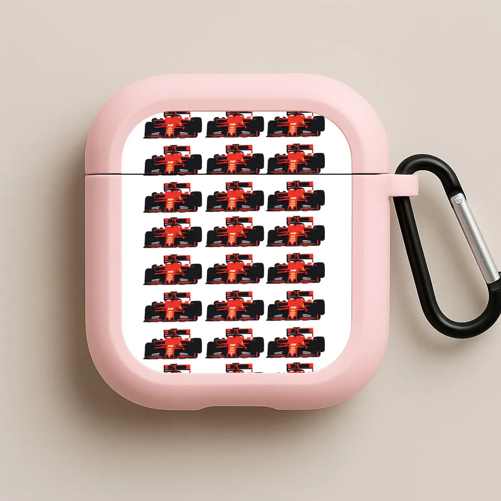 Cute Portable Pouch F1 Car Collage AirPods Case