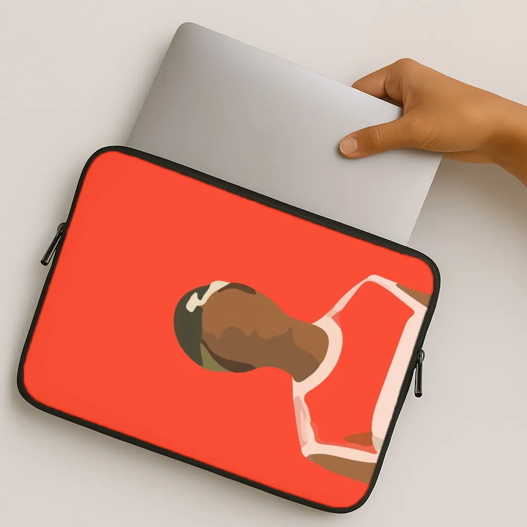 Matte Feel Texture Faceless Lucas - Stranger Things Laptop Sleeve