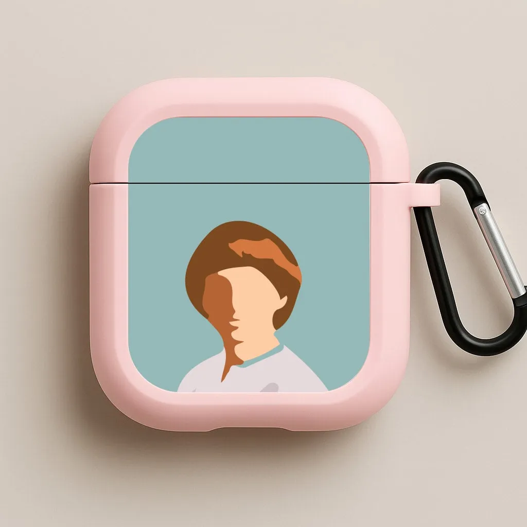 classic style earbuds protector Faceless Will - Stranger Things AirPods Case