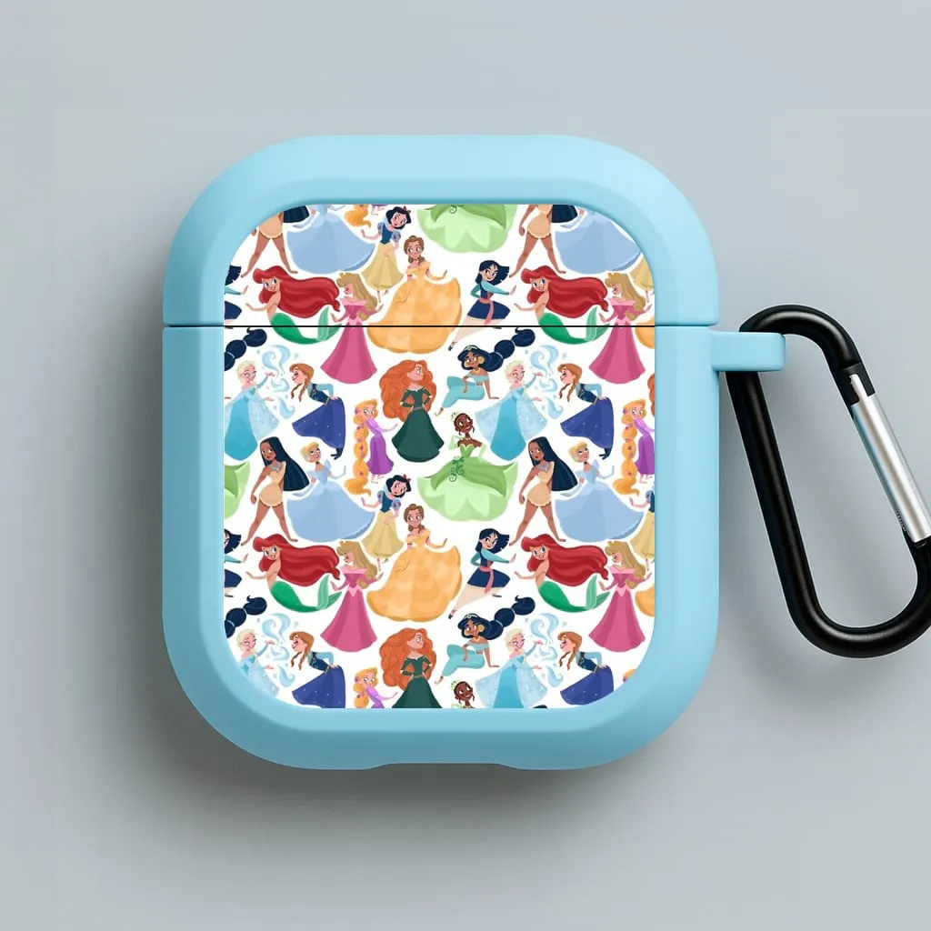 Fairytale Princess Pattern AirPods Case Creative Compact Shell
