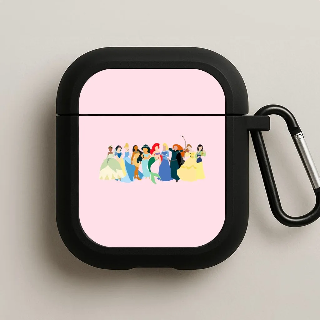 sporty style airpods protector Fairytale Princesses Cast AirPods Case