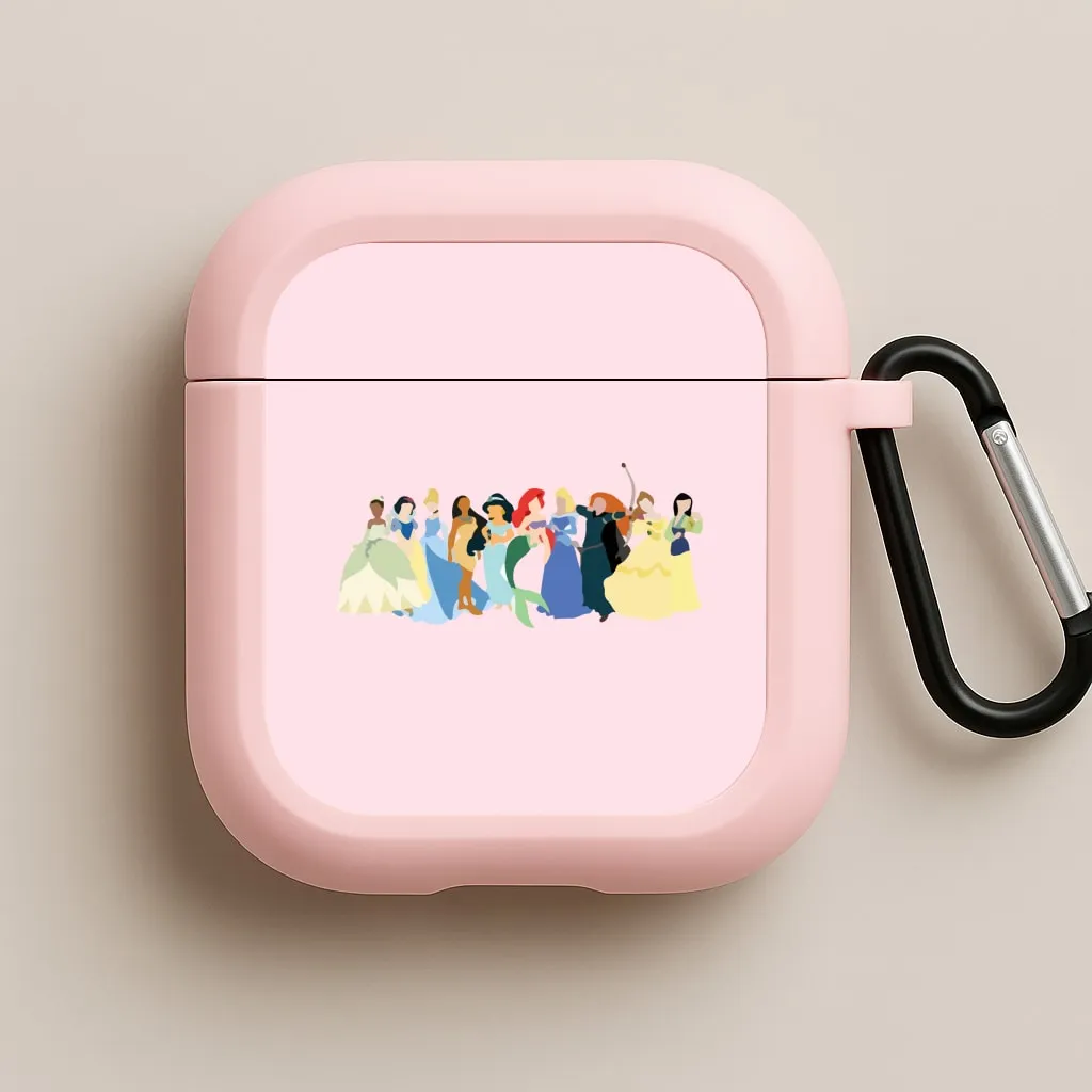 Fairytale Princesses Cast AirPods Case sleek portable airpods protector Modern Compact Case