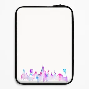 Watercolour Fairytaleland Paris Laptop Sleeve Matte Guard Luxury Edge Texture