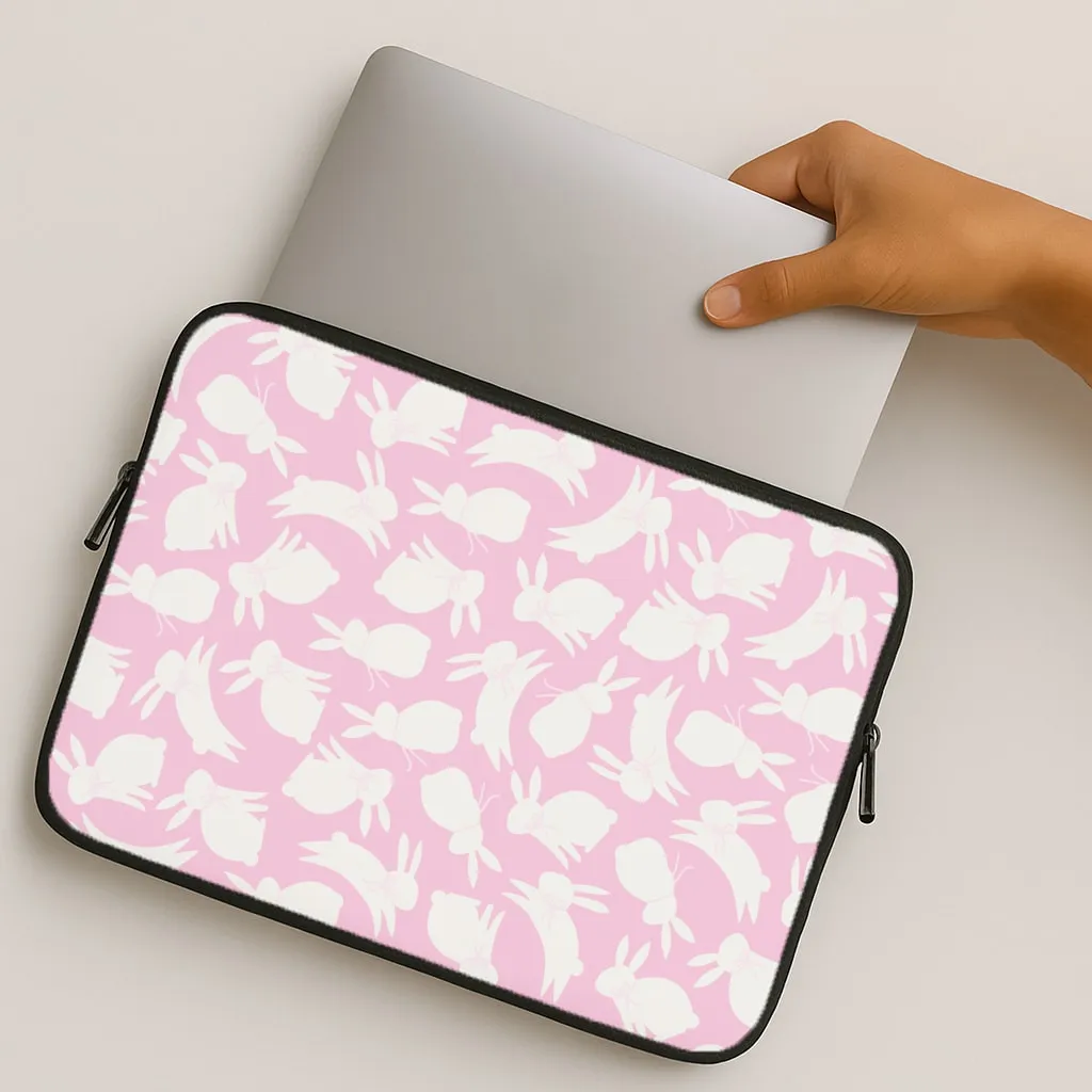Affordable option Bunnies And Bows - Easter Patterns Laptop Sleeve