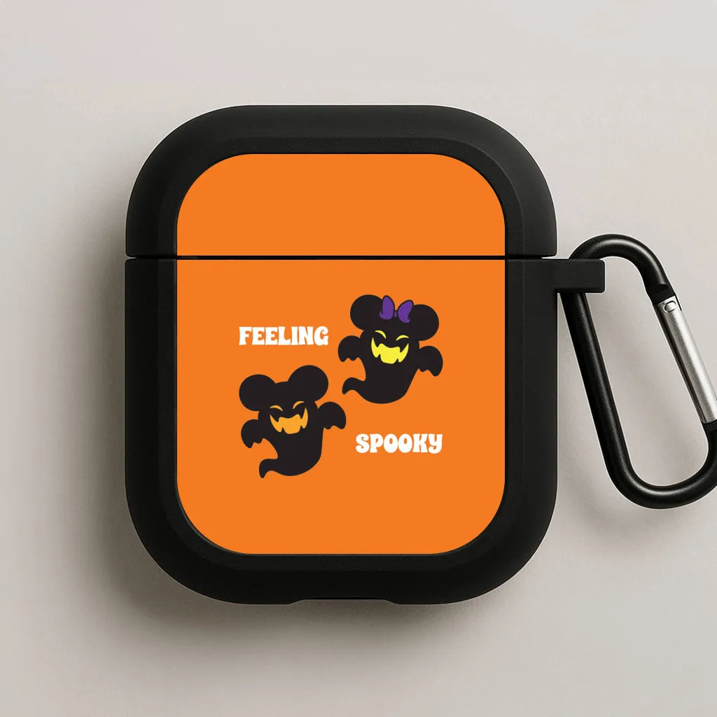 fashion soft touch airpods case durable neon travel airpods shell Feeling Spooky Mouse Ghosts AirPods Case