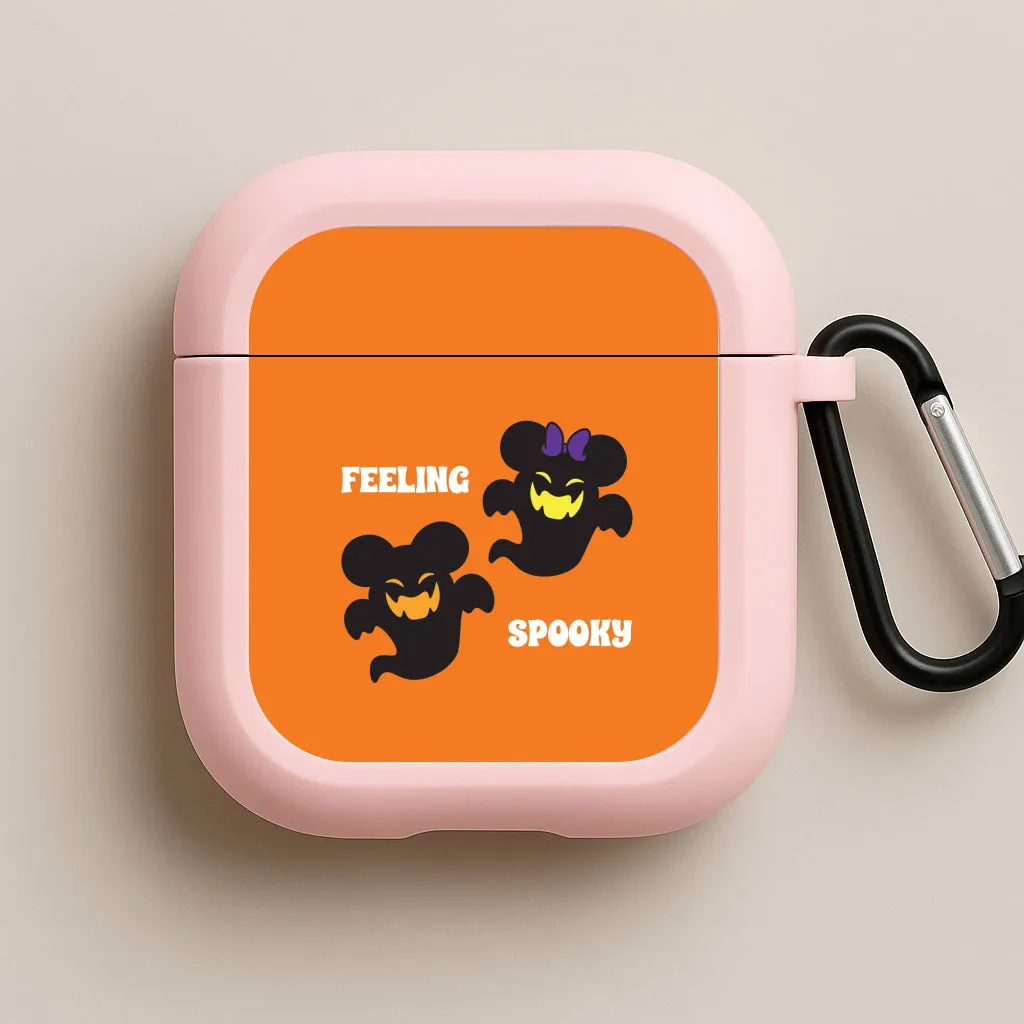 Feeling Spooky Mouse Ghosts AirPods Case soft gradient ergonomic travel shell