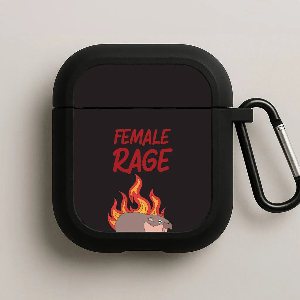 Female Rage AirPods Case Durable Design Shell