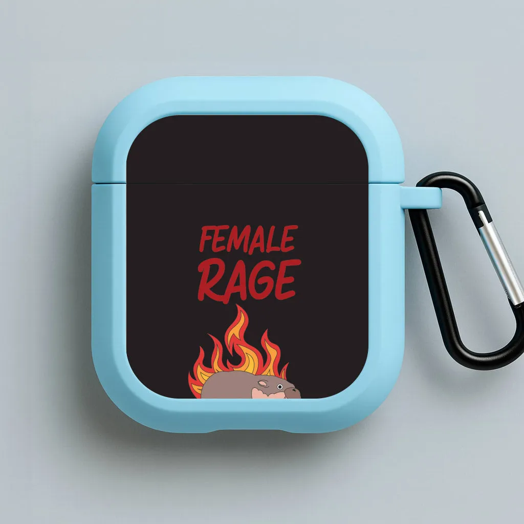 customizable pattern airpods shell durable soft protector Female Rage AirPods Case