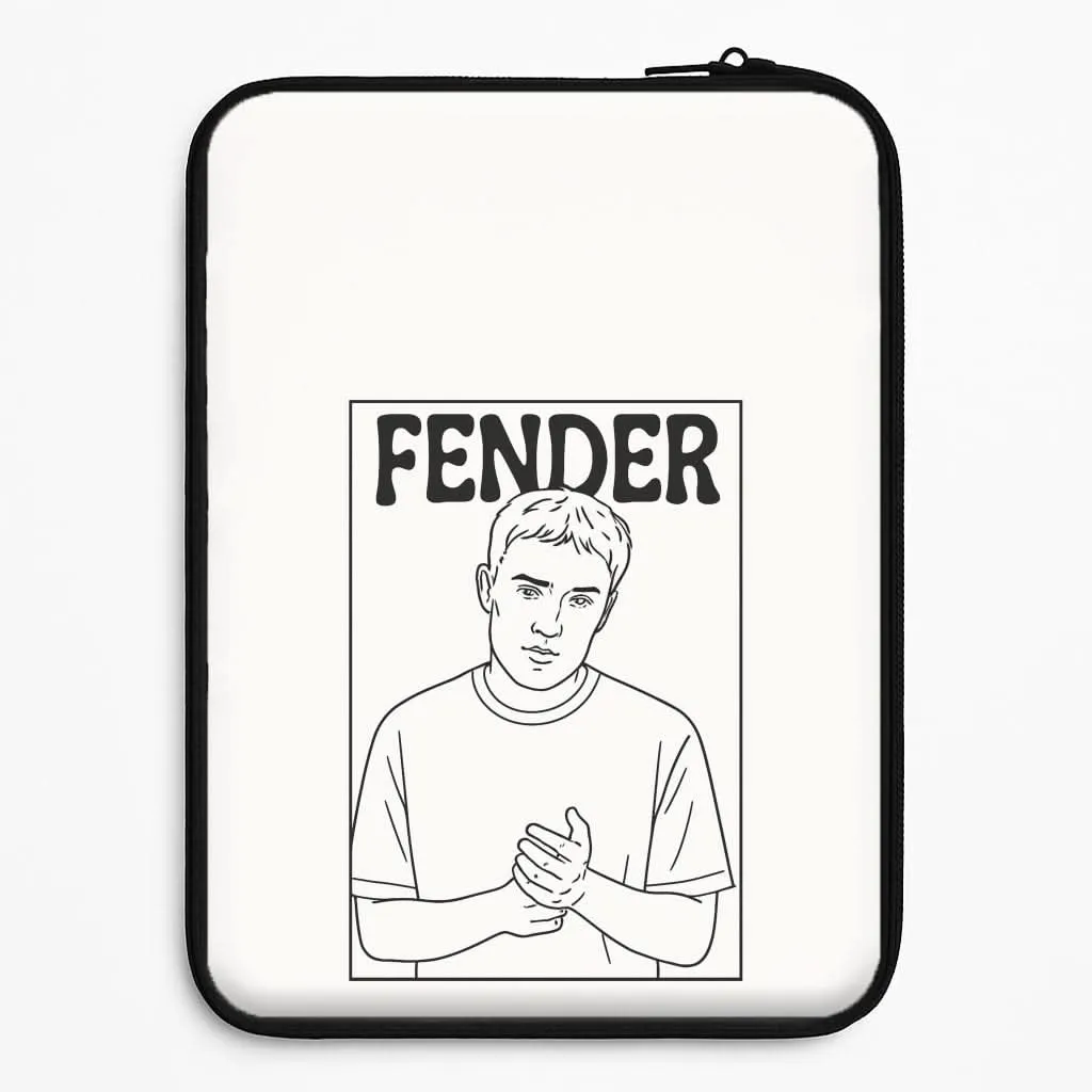 Bold colors Fender Outline Laptop Sleeve