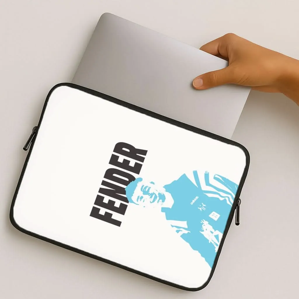 Fender Silhouette Blue Laptop Sleeve Stylish Form