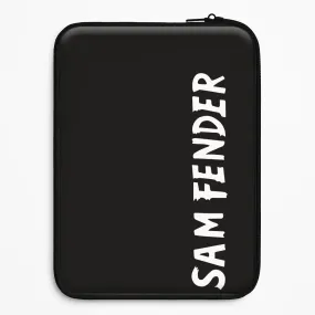 Glossy Pattern Fender Vertical Laptop Sleeve