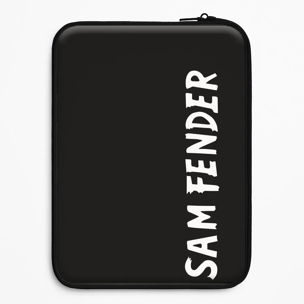 Glossy Pattern Fender Vertical Laptop Sleeve