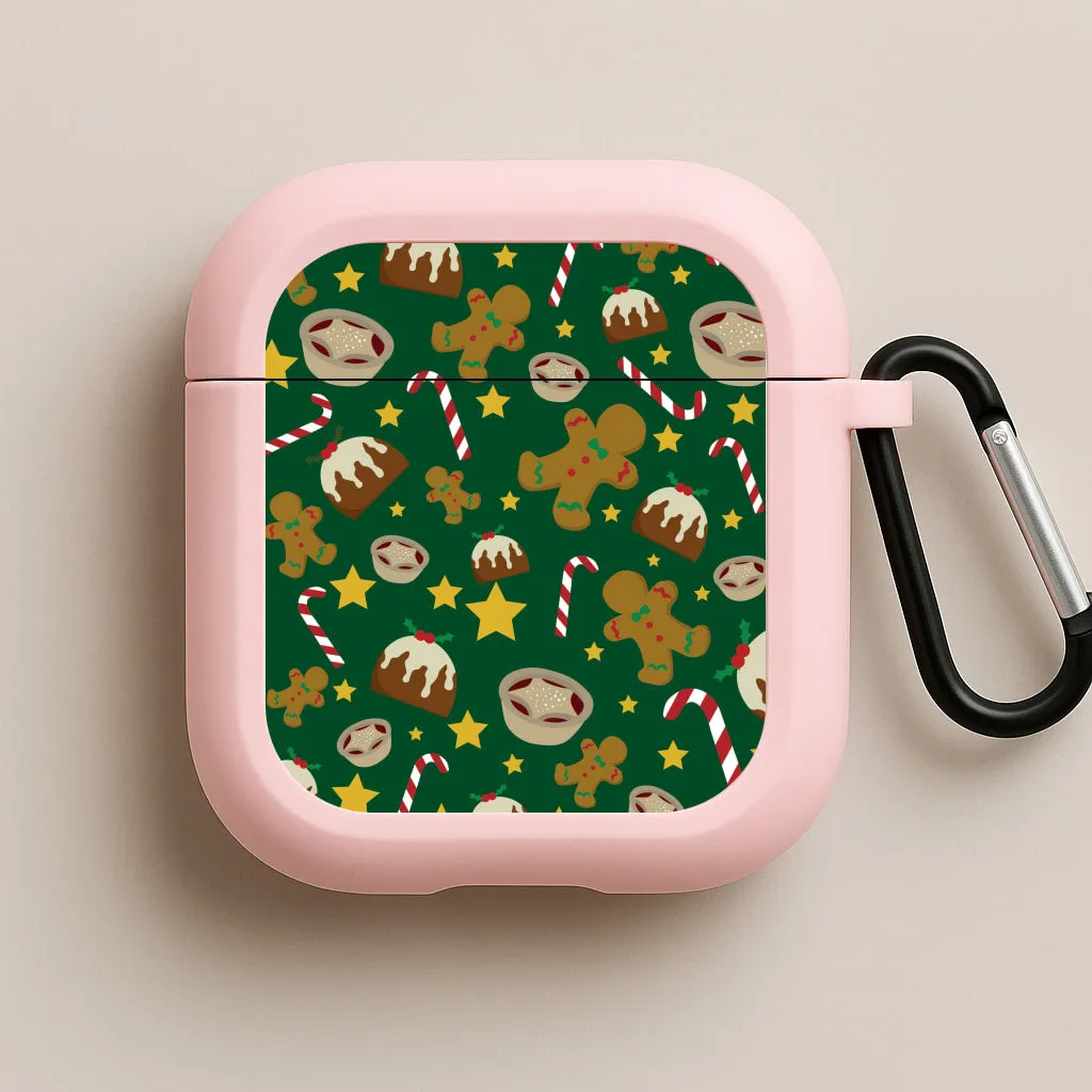 Soft Matte Finish Festive - Christmas Patterns AirPods Case