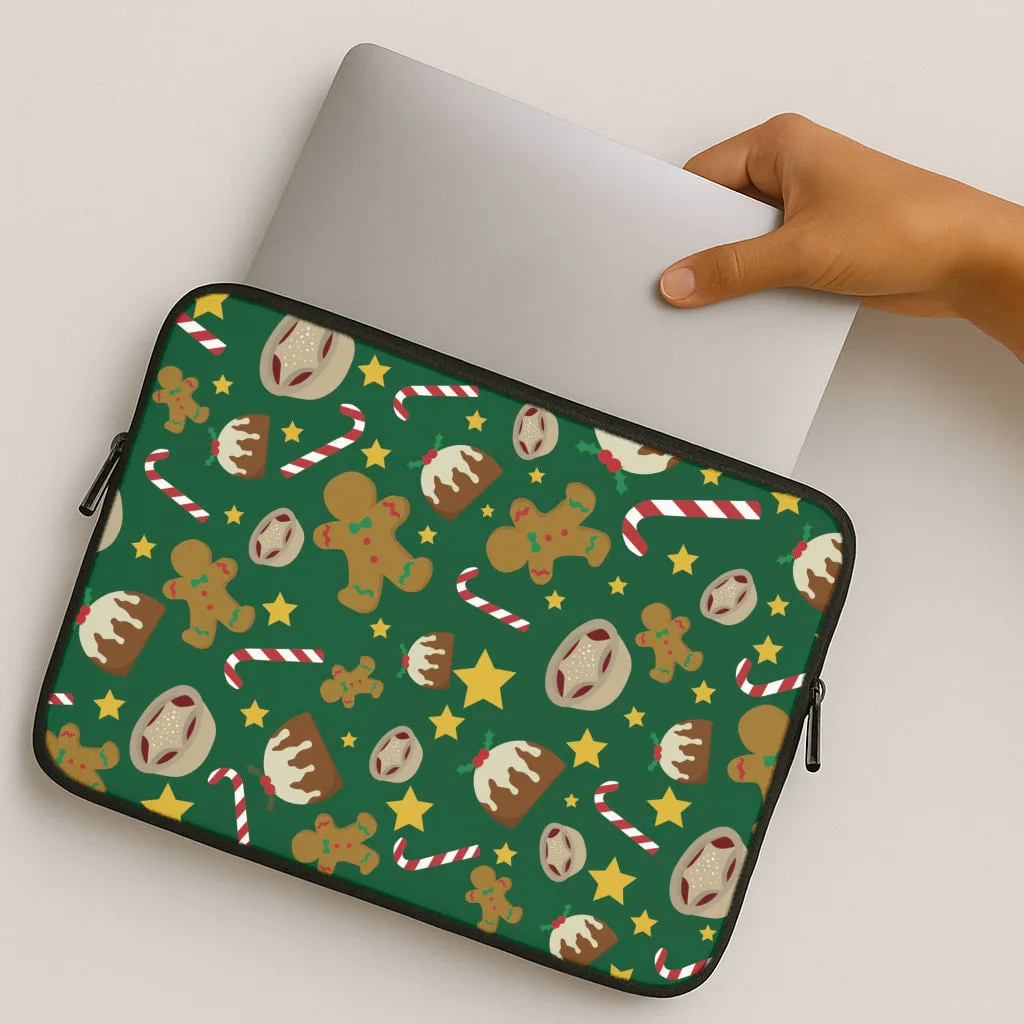 Festive - Christmas Patterns Laptop Sleeve Rugged Design Lightweight texture
