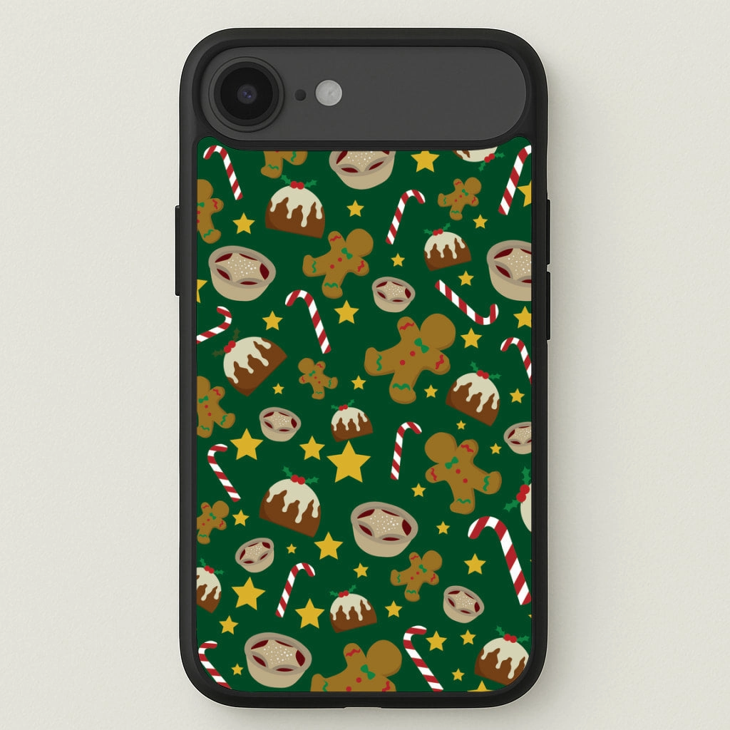 Festive - Christmas Patterns Phone Case Protective Layer Stylish Finish
