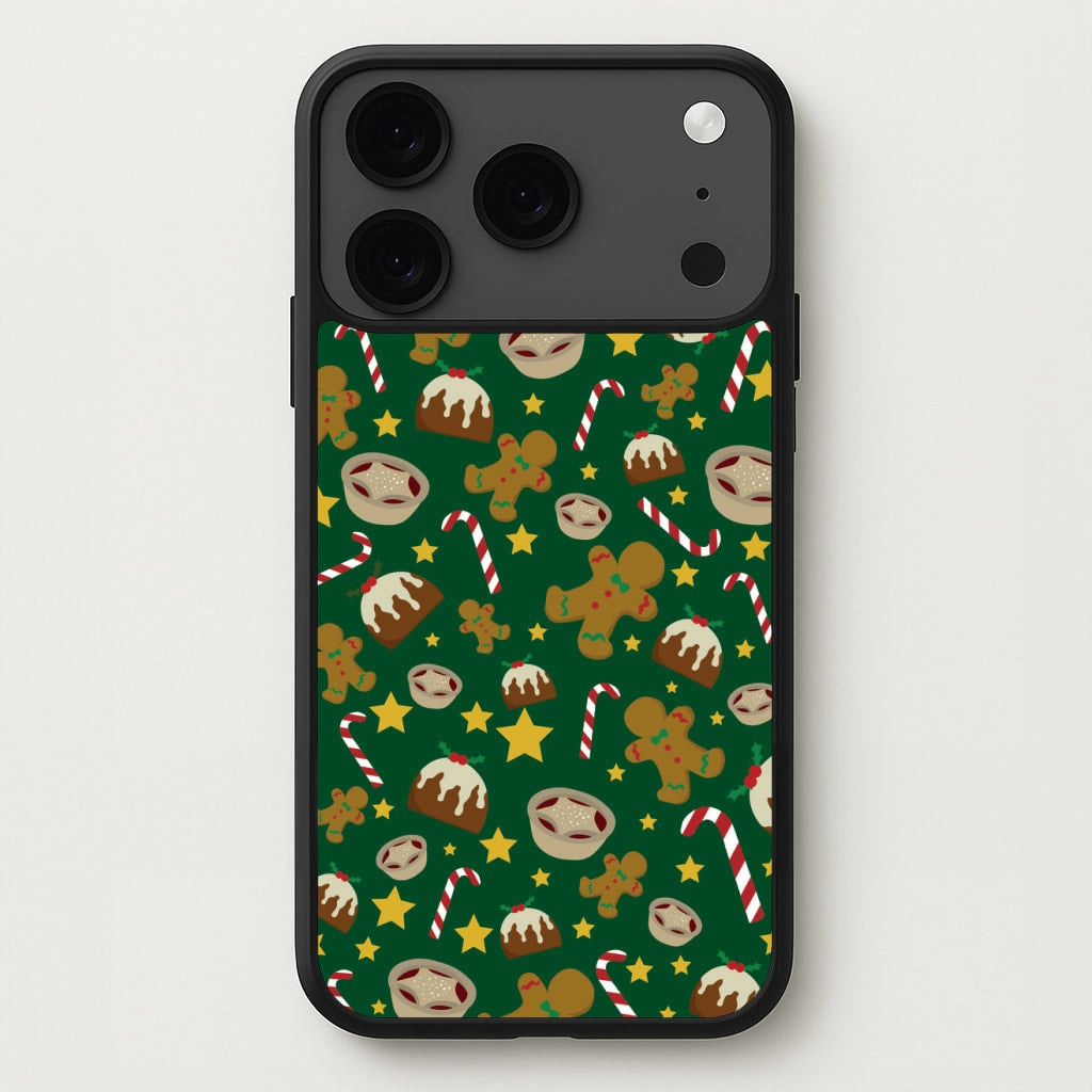 Festive - Christmas Patterns Phone Case Scratch Resistant Soft Frame