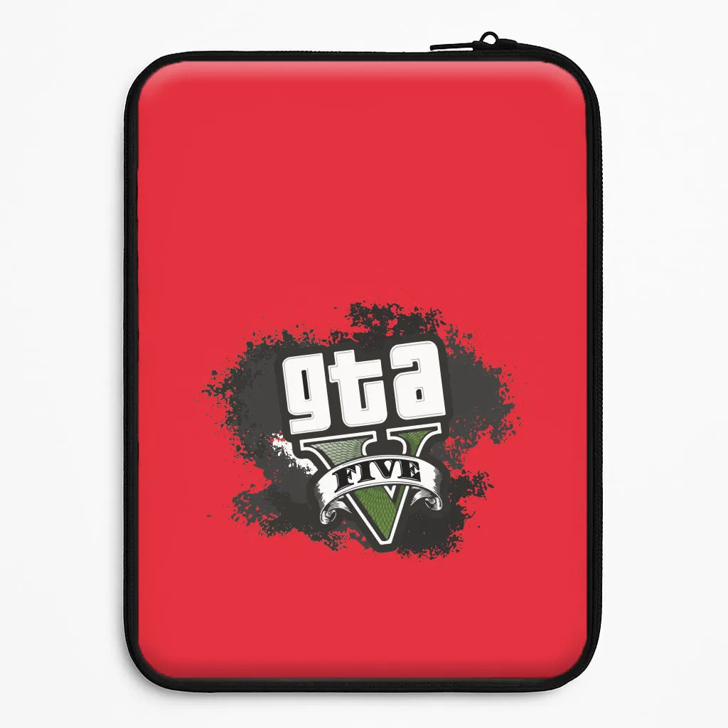 Five - Video Game Laptop Sleeve Subtle Touch Soft Interior