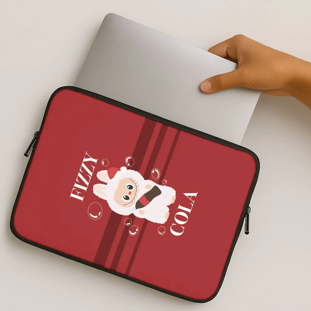 Fizzy Cola Monster Laptop Sleeve Clear Design