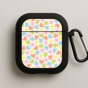 Love Hearts- Valentine's Day AirPods Case fashion commuter airpods shell soft ergonomic neon travel protector