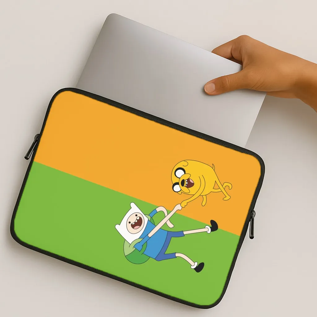 Jake The Dog And Finn The Human Laptop Sleeve Trendy Layer