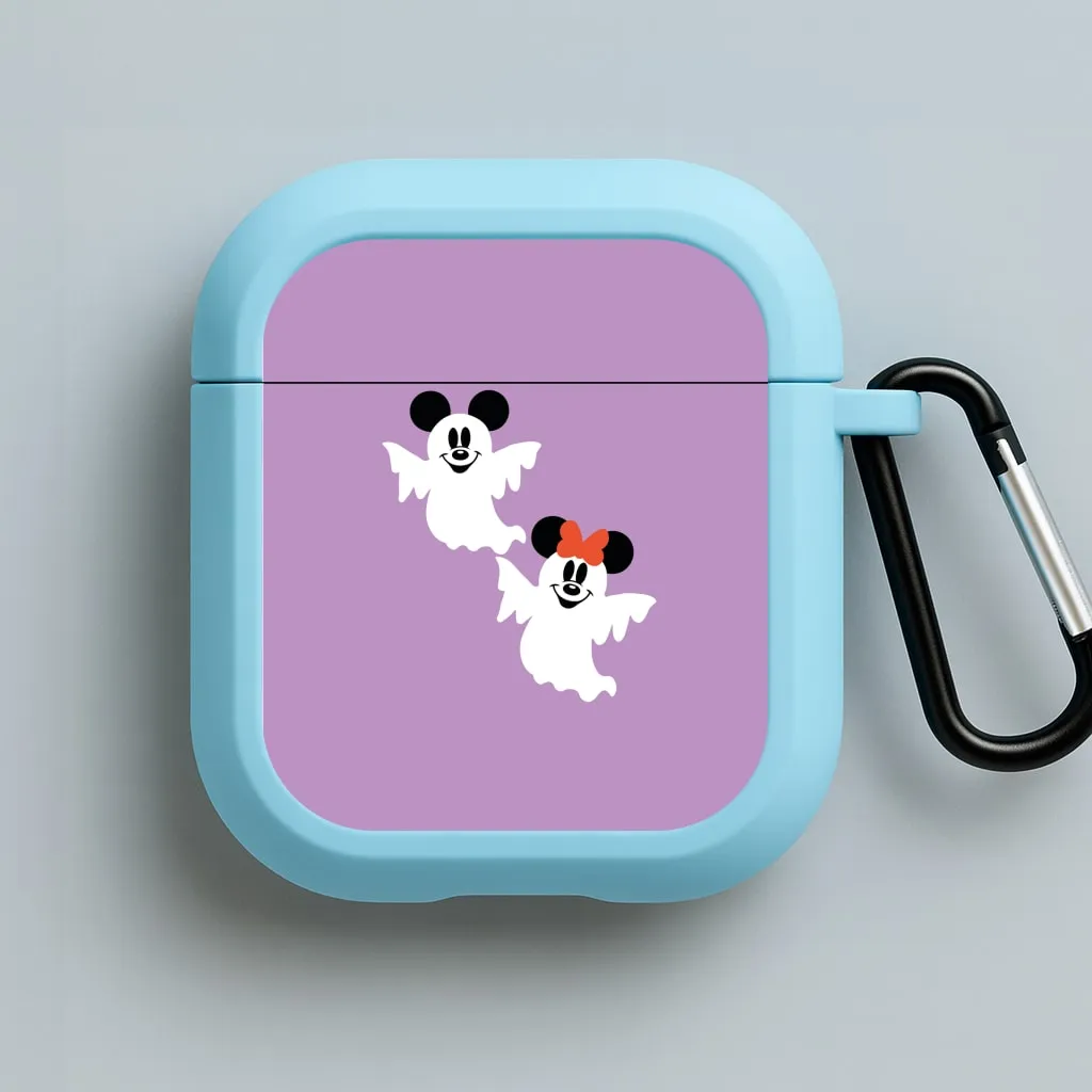 Durable Travel Bag Durable Rubber Bag Mice Ghost Halloween AirPods Case