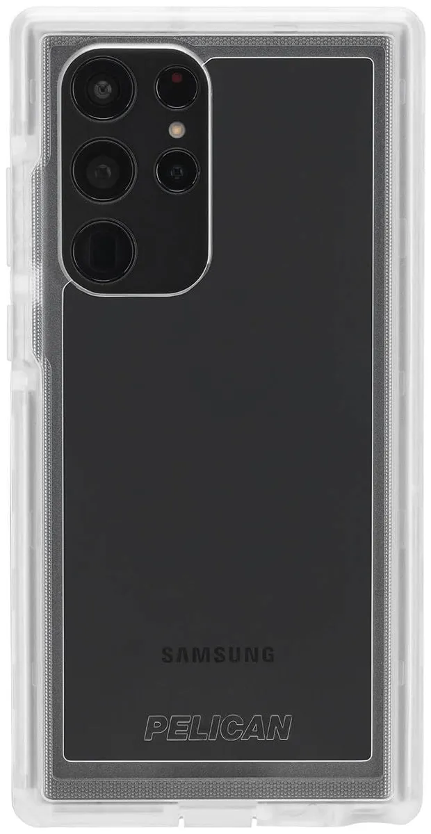 Lightweight texture simple design Voyager Case for Samsung Galaxy S22 Ultra - Clear