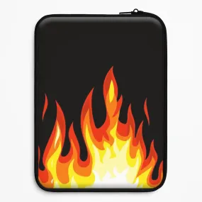 Black Flame  Laptop Sleeve Elegant Build Smooth Look Texture