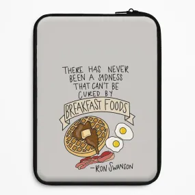 Luxury Finish Breakfast Foods - Parks Laptop Sleeve