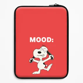 Mood Cartoon Beagle  Laptop Sleeve Durable Material Durable Texture Build