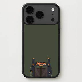 The gate - Dinosaur Park Phone Case Luxury Detail Elegant Pattern Design