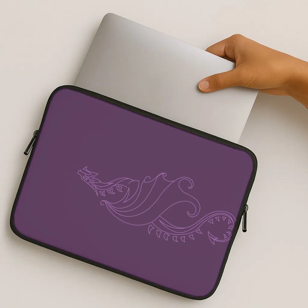 Sport Inspired Gloss Finish Design Flying Dragon - Dragon Patterns Laptop Sleeve