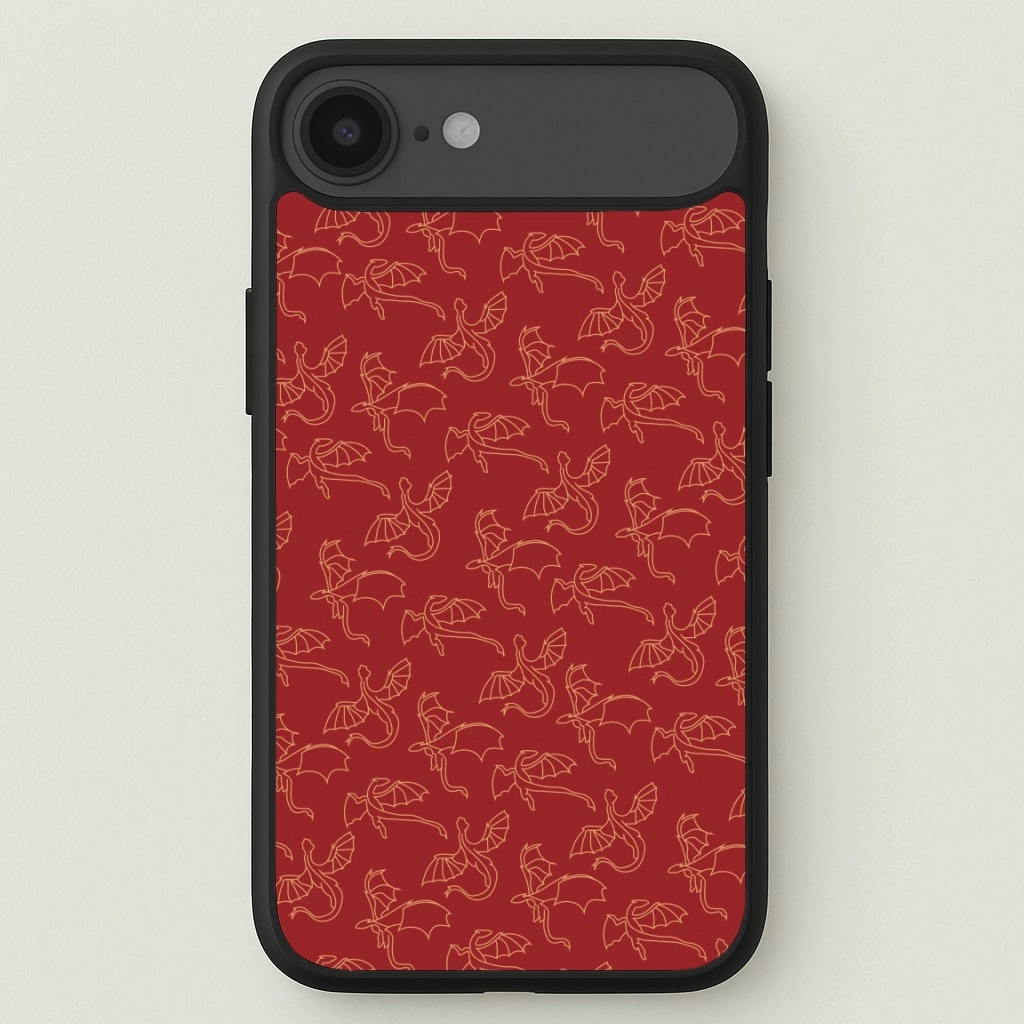 Durable Design soft look Flying Dragons - Dragon Patterns Phone Case