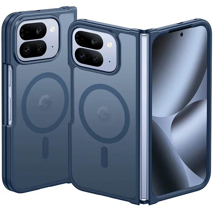 FNTCASE for Google Pixel 10 Pro Fold 8.0 inch Case: Strong Magnetic Translucent Matte Slim Shockproof Protective Drop Protection Phone Cover Comfort touch Wear resistant