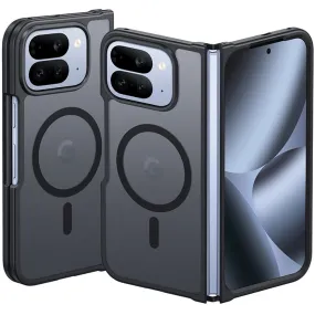 FNTCASE for Google Pixel 10 Pro Fold 8.0 inch Case: Strong Magnetic Translucent Matte Slim Shockproof Protective Drop Protection Phone Cover Protective Look Shock Absorbing