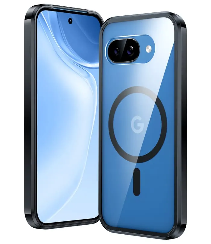 Minimal Look FNTCASE for Google Pixel 9A 6.1 inch Case: Magnetic Charging Anti Yellowing Shockproof Magsafe Support Phone Case