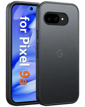 FNTCASE for Google Pixel 9A 6.3 Inch Phone Case: Translucent Matte Shockproof Slim Phone Cover - Military Grade Drop Proof Hard Back Anti-Fingerprint Protective Case Premium Touch Everyday Accessory