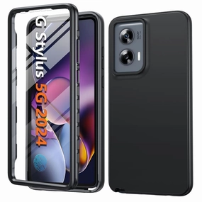 FNTCASE For Moto G Stylus 5G 2024 6.7 inch Phone Case: Protective Silicone Rugged Shockproof Full Protection Slim Dual Layer Vivid Pattern Soft Touch