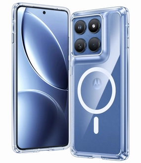 Smooth Touch FNTCASE for Motorola Edge 2025 6.6 inch Case: Magnetic Charging Anti Yellowing Shockproof Magsafe Support Phone Case