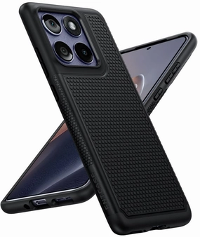 metal frame FNTCASE For Motorola Edge 2025 6.6 inch Shock Protection Cell Phone Case Sturdy Cover with Non-Slip Texture