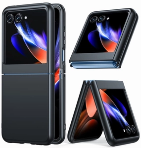 FNTCASE for Motorola Razr 2024/ Razr 50/ Razr 2025/ Razr 60 Military Grade Shockproof Matte Rugged Full Body Drop Protection Phone Case - Frosted Oil Spray Touch Vibrant Finish