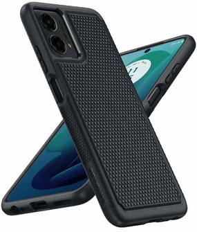 Gloss Finish Design FNTCASE Moto G 5G 2024 Phone Case: Dual Layer Heavy Duty Protective Cover Shockproof Rugged with Non-Slip Textured Back