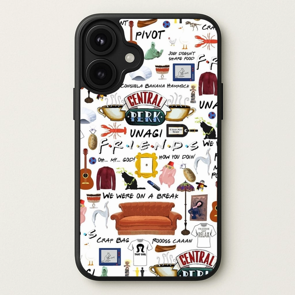 Friends Collage Phone Case High End Look Elegant Comfort