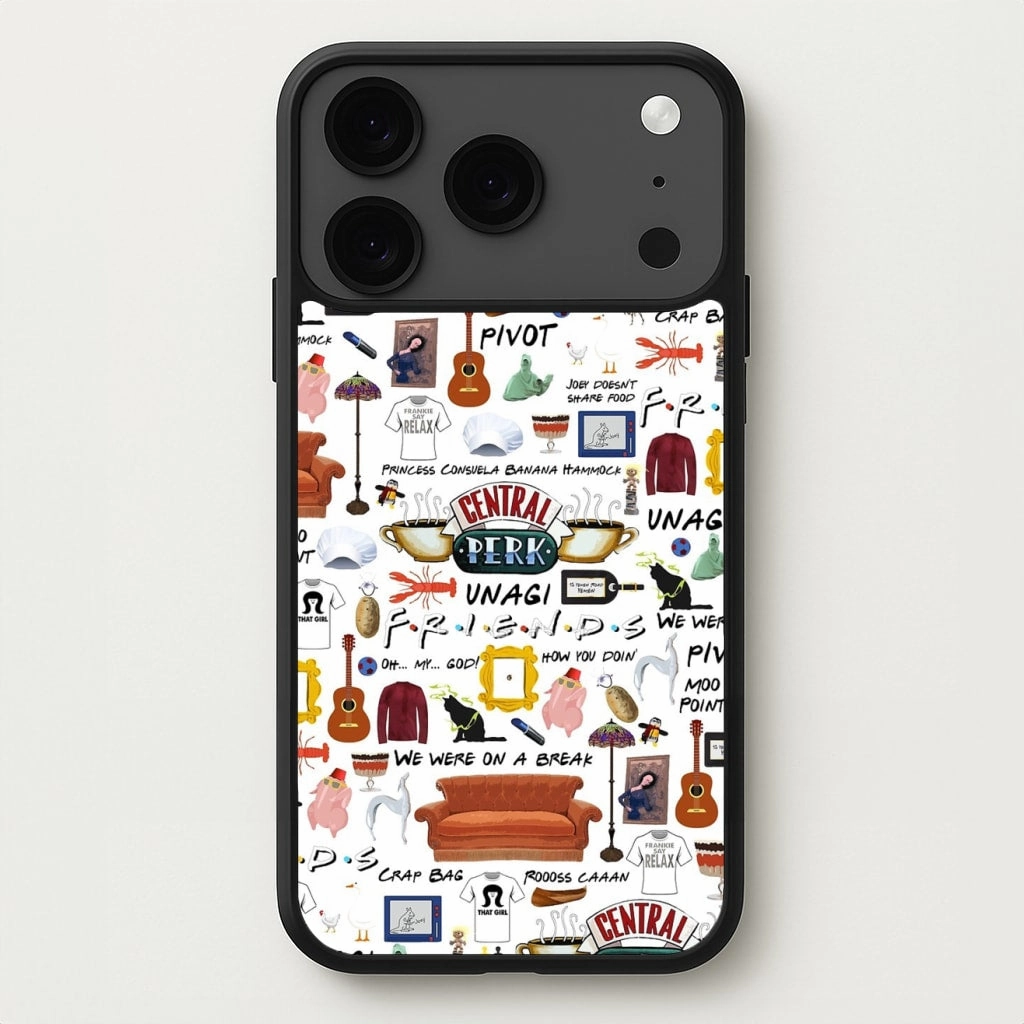 Sleek Finish Friends Collage Phone Case