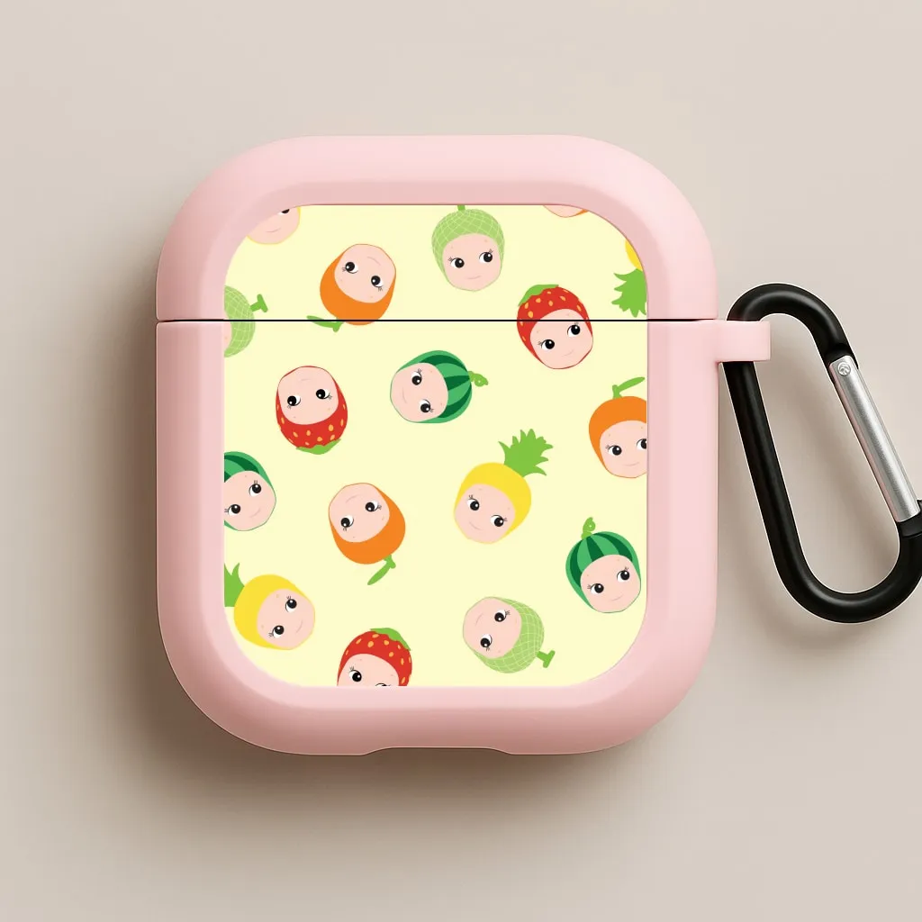 fashion minimalist airpods case Fruit Angels Pattern AirPods Case