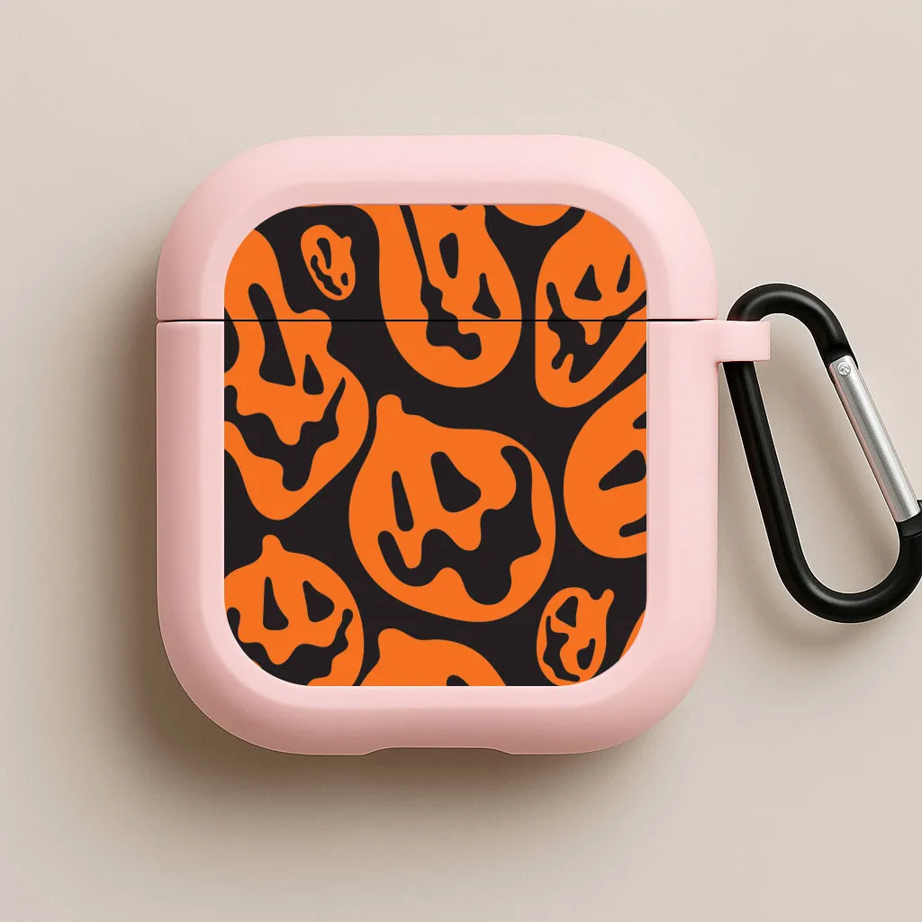 Pumpkin Pattern AirPods Case designer silicone airpods case