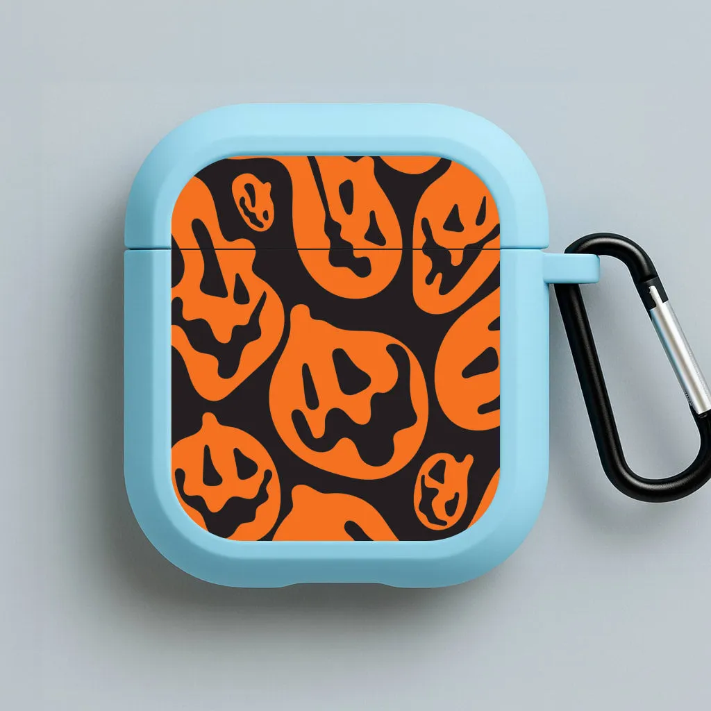 Pumpkin Pattern AirPods Case lightweight soft gradient protector